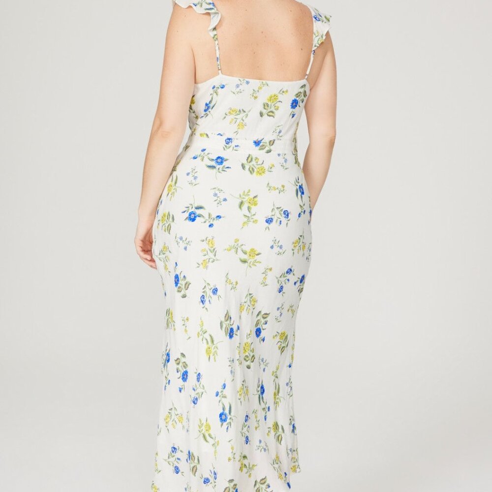 Jason Wu Floral Ruffle Midi Dress, 12 - Picture 4 of 17